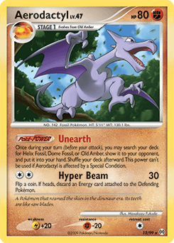 Aerodactyl Arceus card