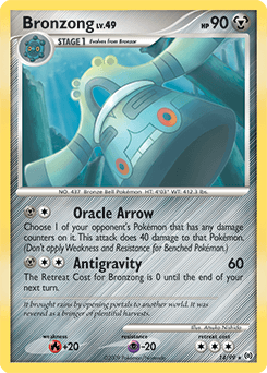 Bronzong Arceus card
