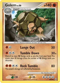Golem Arceus card
