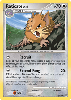 Raticate Arceus card