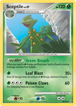 Sceptile Arceus card