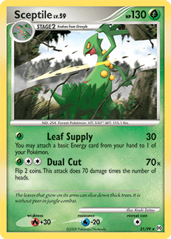 Sceptile Arceus card