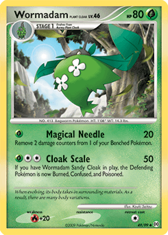 Wormadam Plant Cloak Arceus card