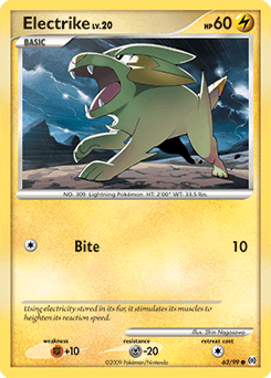 Electrike Arceus card