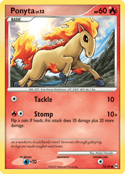 Ponyta Arceus card