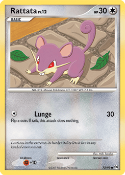 Rattata Arceus card