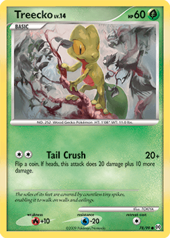 Treecko Arceus card