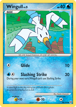 Wingull Arceus card