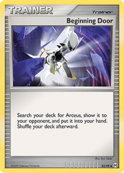Beginning Door Arceus card