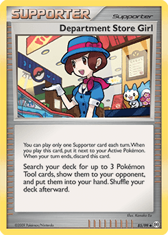 Department Store Girl Arceus card