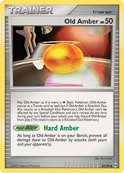Old Amber Arceus card