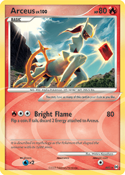 Arceus Arceus card