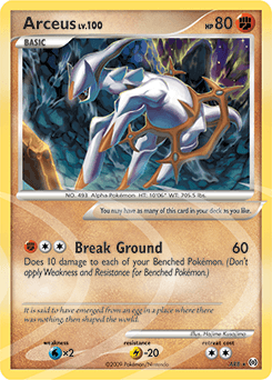 Arceus Arceus card
