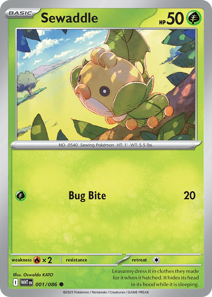 Sewaddle White Flare card