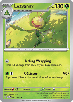 Leavanny White Flare card