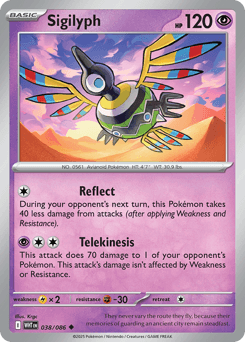Sigilyph White Flare card