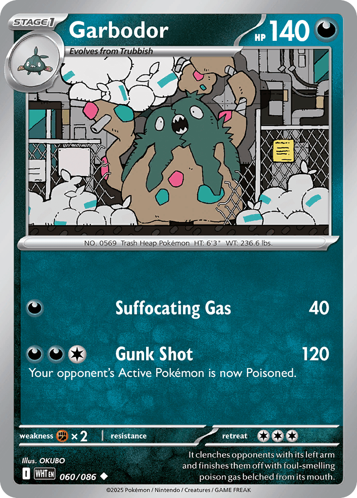 Garbodor White Flare card