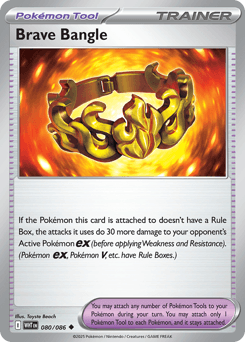 Brave Bangle White Flare card