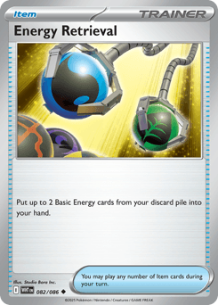 Energy Retrieval White Flare card