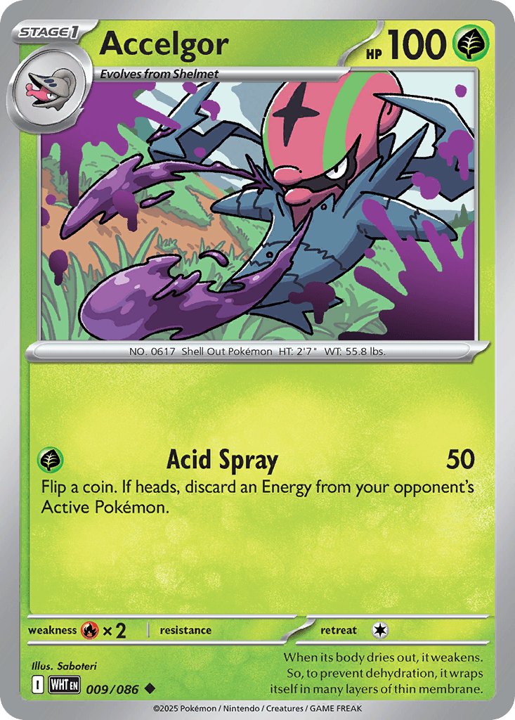 Accelgor White Flare card