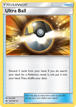 Ultra Ball Sun & Moon card
