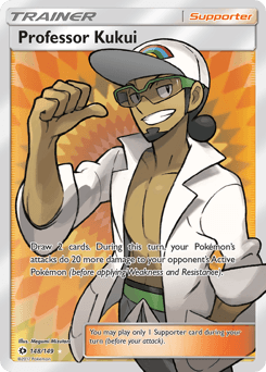 Professor Kukui Sun & Moon card