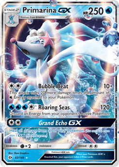 Primarina-GX Sun & Moon card