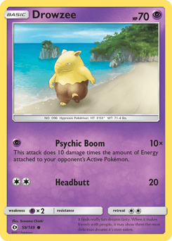 Drowzee Sun & Moon card