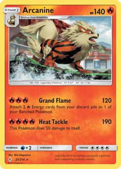 Arcanine Unbroken Bonds card
