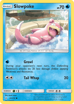 Slowpoke Unbroken Bonds card