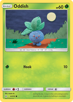 Oddish Unbroken Bonds card