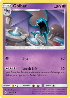Golbat Unbroken Bonds card