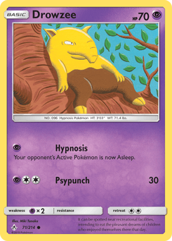 Drowzee Unbroken Bonds card