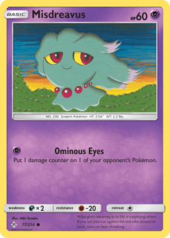 Misdreavus Unbroken Bonds card