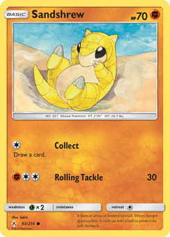 Sandshrew Unbroken Bonds card