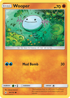 Wooper Unbroken Bonds card