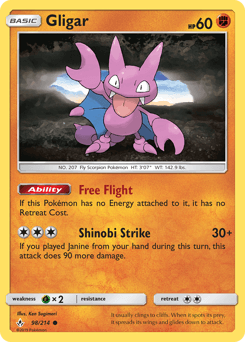 Gligar Unbroken Bonds card