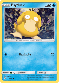 Psyduck Hidden Fates card