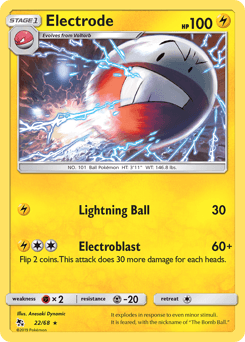 Electrode Hidden Fates card