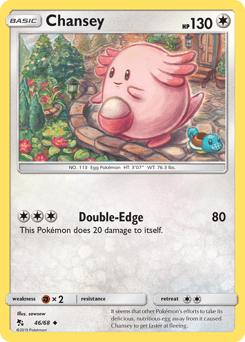 Chansey Hidden Fates card