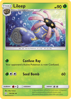 Lileep Cosmic Eclipse card