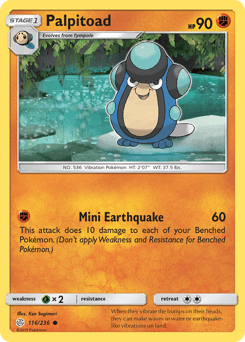 Palpitoad Cosmic Eclipse card