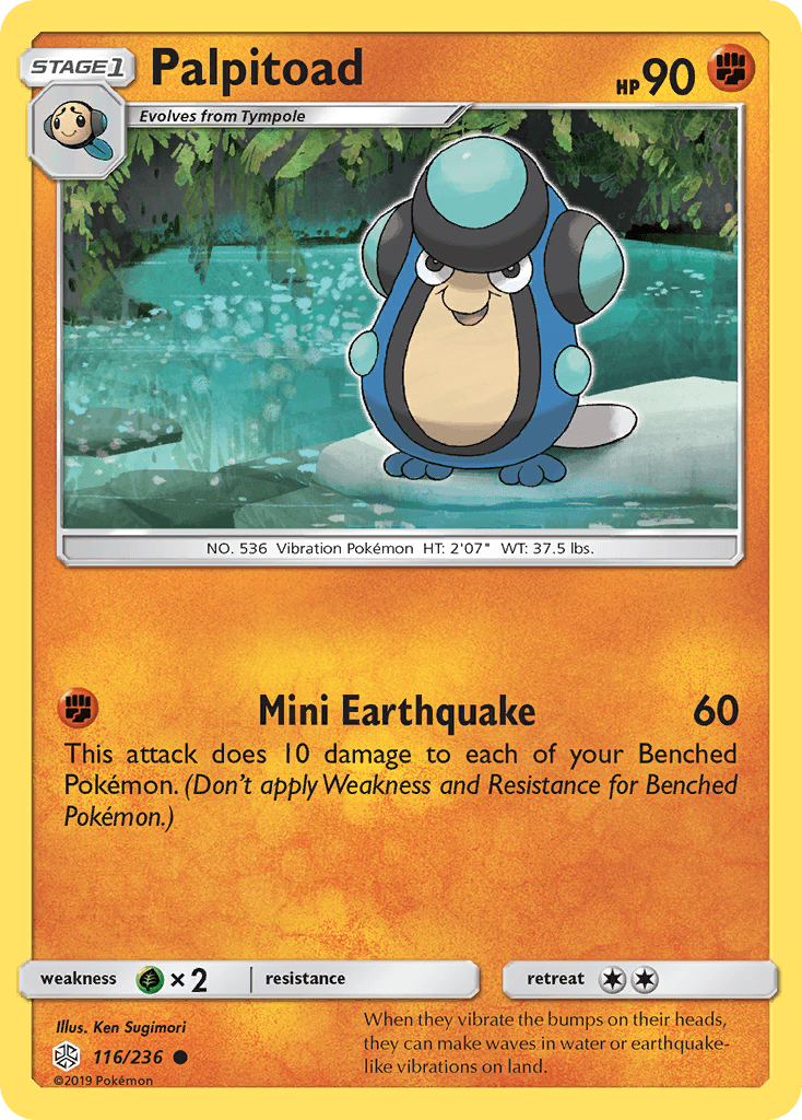 Palpitoad Cosmic Eclipse card