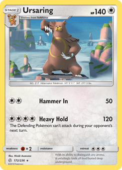 Ursaring Cosmic Eclipse card