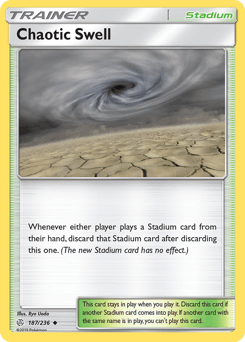 Chaotic Swell Cosmic Eclipse card