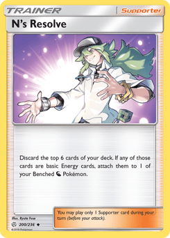 N's Resolve Cosmic Eclipse card