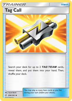 Tag Call Cosmic Eclipse card