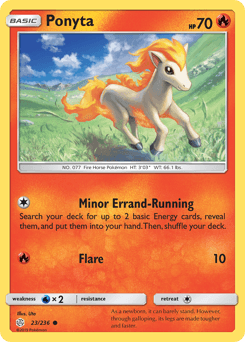 Ponyta Cosmic Eclipse card