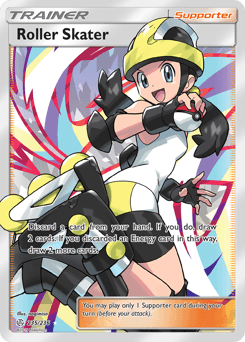 Roller Skater Cosmic Eclipse card