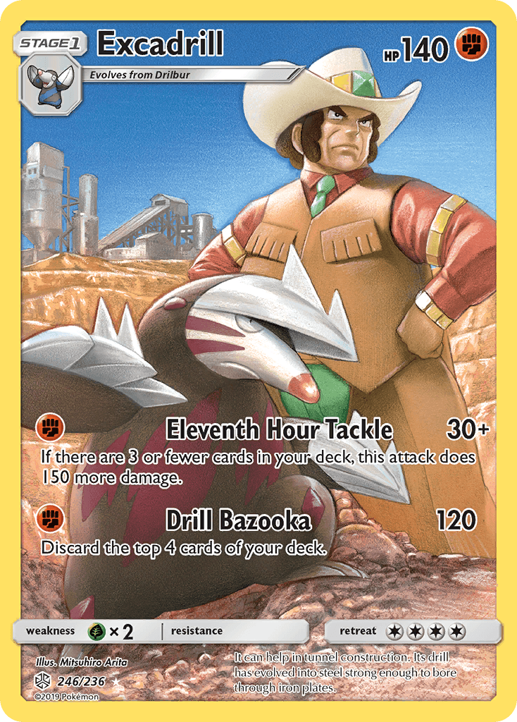 Excadrill Cosmic Eclipse card